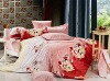 100% Cotton Pigment Printed Bed sheet set