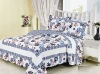 100% Cotton Printed Washed Bedspread
