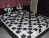 100% Cotton Quilted Patchwork Queen Bedspread