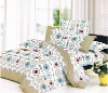 100% Cotton Reactive Printed Bedding Sets Bed Sheet,Duvet Cover--4pcs