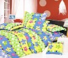 100% Cotton Reactive Printed Bedding Sets Bed Sheet,Duvet Cover--4pcs