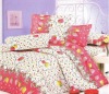 100% Cotton Reactive Printed Bedding Sets Bed Sheet,Duvet Cover--4pcs