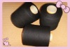 100% Cotton Slub Yarn, Black Yarn for Jeans