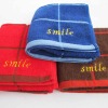 100% Cotton Solid Color Embroidered Towel