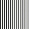 100% Cotton Stripe Fabric Black and White