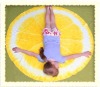 100%Cotton Velour Printed Round Beach Towel