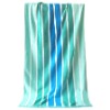 100% Cotton Velour Strip Bath Towel