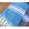 100% Cotton Yarn Dyed  Woven Stripe Hamam Towel