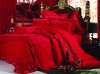 100%Cotton jacquard bridal bedding set