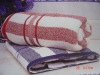 100% Cotton yarn dyed jacquard bath towel