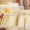 100% Golden Flower Silk Jacquard Bedding set