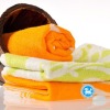 100% Jacquard Satin Terry Bamboo Face Towel