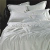100% Luxury White Color Silk Bedding Sets