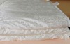 100% Luxury White Silk Jacquard Quilt wigh long silk floss