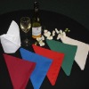 100% MJS spun polyester table napkins in many colors