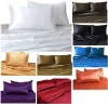 100% Mulberry Silk Charmeuse 4pc Fitted Sheet Set Twin Extra Long 16.5mm-28mm Multi Color