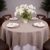 100% Murata Air Jet Spun polyester tablecloth