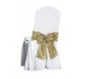 100% Nylon organza fabric chair bow, chair cover,  chair bowknot for hotel and wedding decoration.