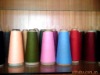 100% POLYESTER DYED SPUN YARN