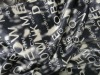 100%POLYESTER SUPERSOFTR LETTER PRINTED VELBOA FABRIC