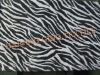 100% POLYESTER Zebra Print Fleece Fabric