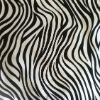 100% Poly Printed stripe Suede Fabric