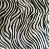 100% Poly Printed stripe Suede Fabric