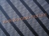 100% Poly Striped Mesh Fabric
