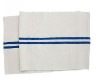 100%Polyester 13"X108" Rectangular Fancy stripe printing fake linen home table runner