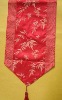 100%Polyester 13"X108" Rectangular chinese traditional bamboo jacquard design banquet table runner