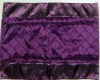 100%Polyester 13"X108" Rectangular satin edge pintuck taffeta banquet table runner