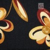 100% Polyester Black Flame Retardant Sofa Fabric