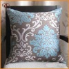 100%Polyester Classical&Elegant poly-silk double color flocking cushion for department