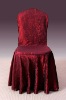 100%Polyester Crinkle Taffeta Banquet Chair Cover