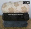 100% Polyester Embossed Micro Plush Throw Blanket