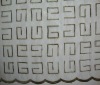 100%Polyester Embroideried Organza Window Curtain