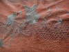 100%Polyester Embroidery Suede Fabric Home Decor