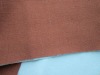 100% Polyester Faux Linen fabric bonded with T/C fabric