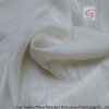 100% Polyester Flame Retardant Shiny White Curtains