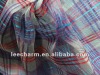 100% Polyester Grid Pattern Organza Voile Fabric