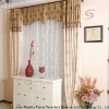 100% Polyester Jacquard Flame Retardant Design Living Room Curtains