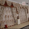 100% Polyester Jacquard Flame Retardant Designed Living Room Curtains