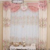 100% Polyester Jacquard Flame Retardant Embroidered Net Curtain