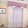 100% Polyester Jacquard Flame Retardant Ready Made Curtains