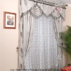 100% Polyester Jacquard Flame Retardant Window Curtains