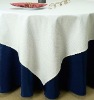 100% Polyester Jacquard Practical&Luxurious Table Overlay For Wedding/Party