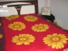 100% Polyester New Design Printed Flowers Fleece Blanket