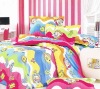 100%Polyester Peach Printed Bedding Set/Bedding Sets