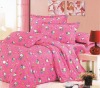 100%Polyester Peach Printed Bedding Set/Bedding Sets