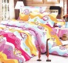 100%Polyester Peach Printed Bedding Set/Bedding Sets